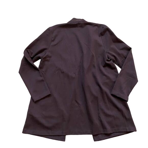 NWT Eileen Fisher Tencel Lyocell Knit Cardigan Brown S — Minimalist - Picture 4 of 9